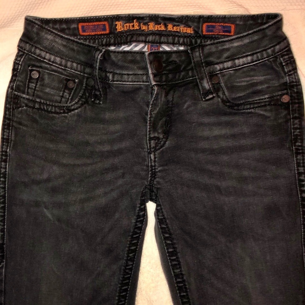 Rock Revival Elle black wash rocker skinny jean - Picture 4 of 14